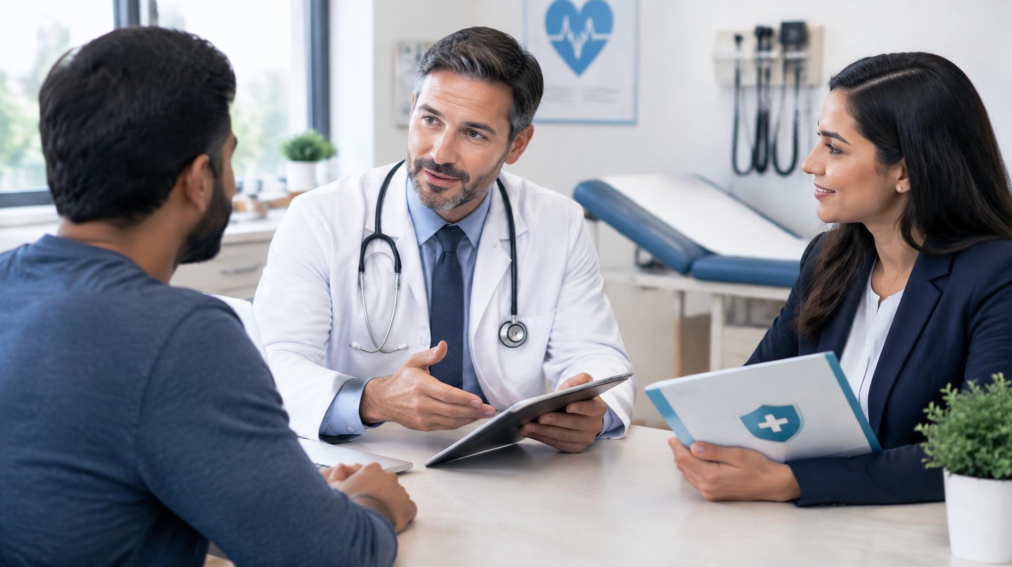 doctor consulting patient