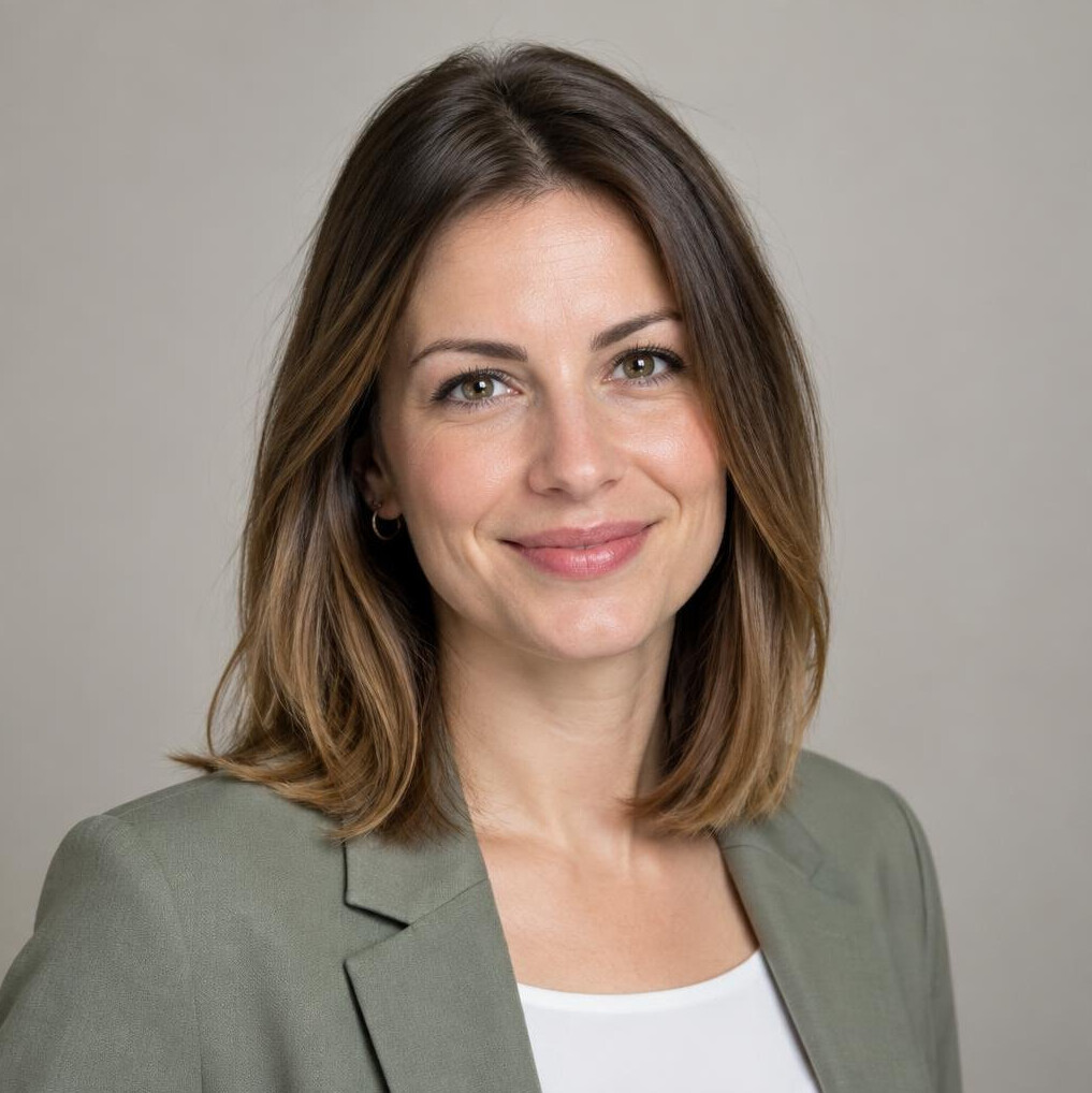 Studio portrait of a female insurance advisor